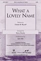 What a Lovely Name SATB choral sheet music cover